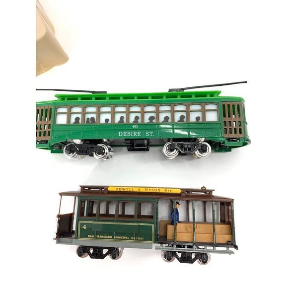 VTG Miniature Classic Streetcars NIB Desire St Powell & Mason Trolly Cable 1042 - Picture 7 of 8